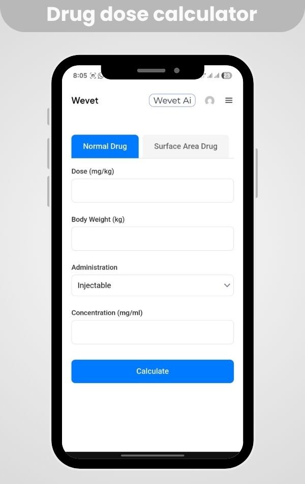 Drug dose calculator